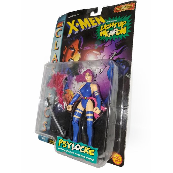 Toy Biz Marvel Comics Light-up Psylocke Action Figure Gift New in Box - Picture 1 of 2